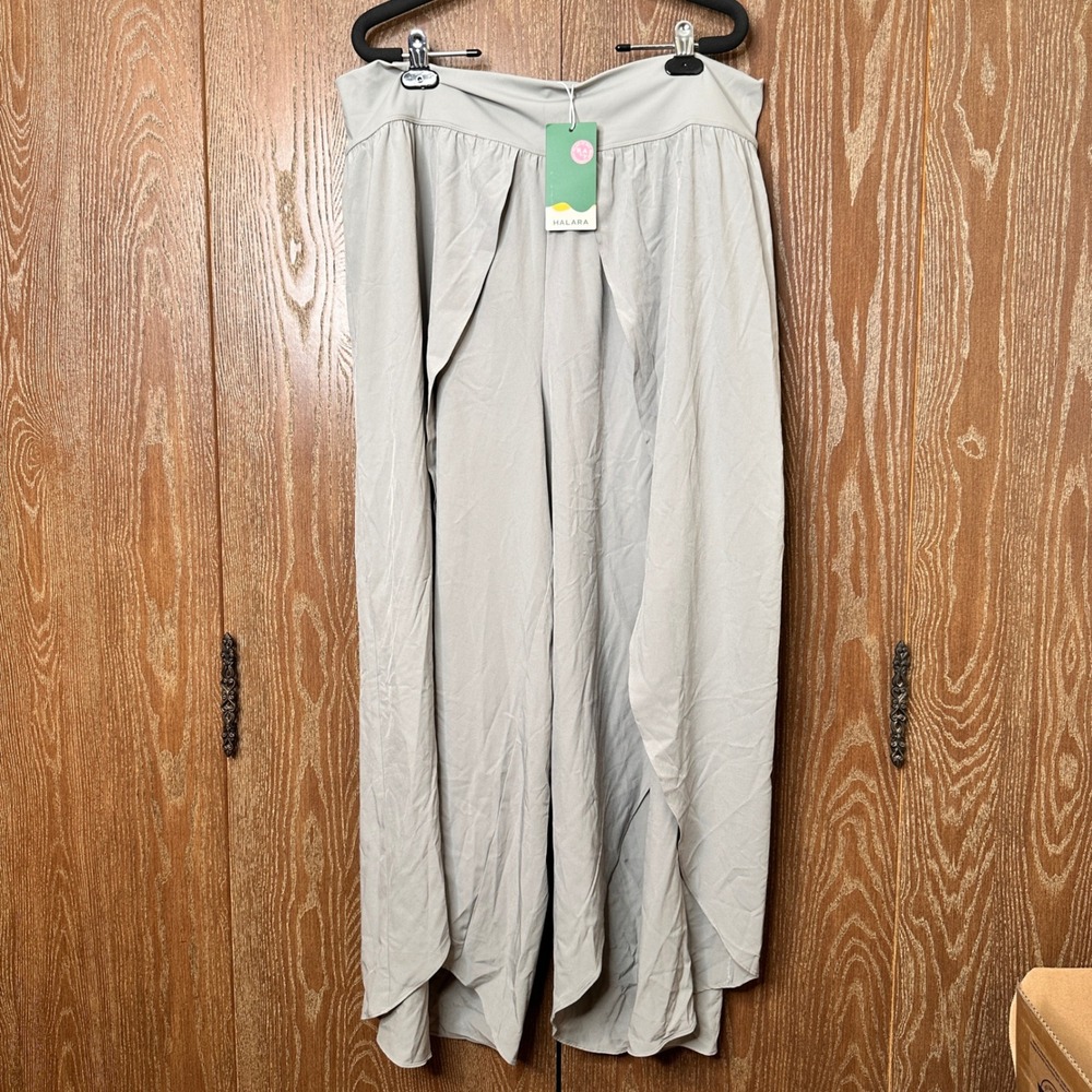 NWT Halara 2X Flowy Wide Leg Palazzo Yoga Pants Stretch Athleisure Loungewear